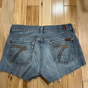 Women's Blue Denim Shorts